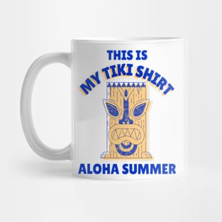 Aloha Summer Tiki Hawaii Hawaiian Mug